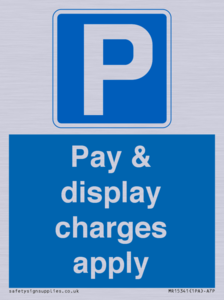Pay & display charges apply